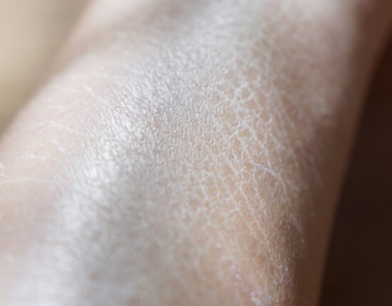 Closeup on leg body part middle