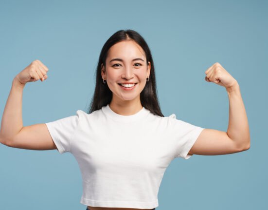 a woman's confidence